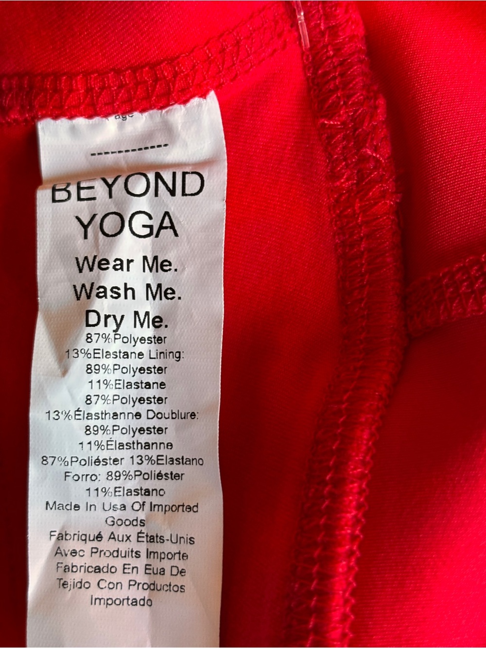Beyond Yoga Red Mini Skirt Large NWT - Picture 10 of 13